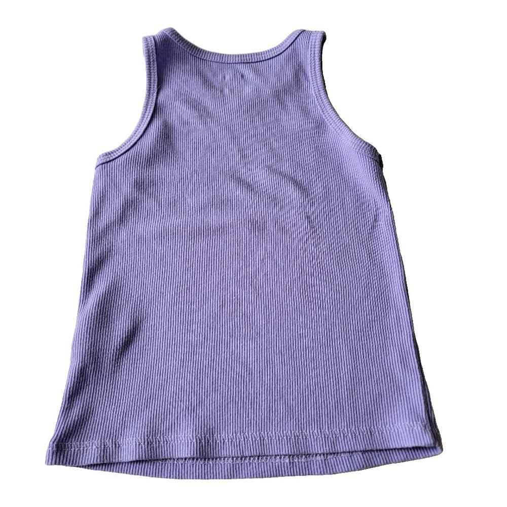 Garanimals Girls Lavender Ribbed Tank Top Size 3T - Picture 3 of 8